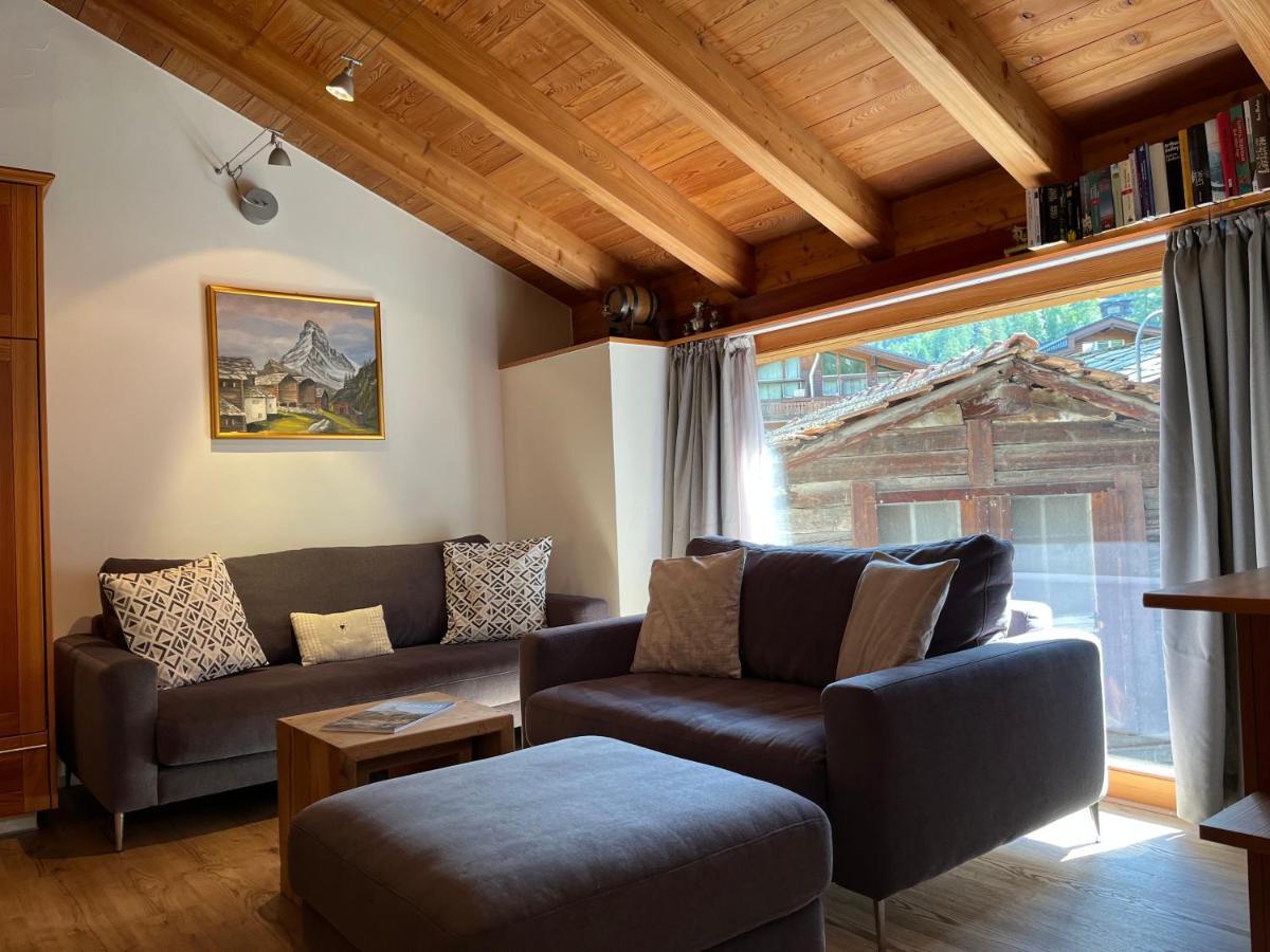 Ferienwohnung Chalet Puezji Zermatt Exterior foto